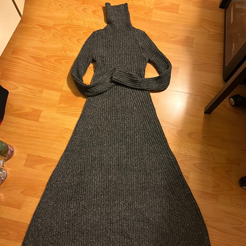 Zara long knit dress